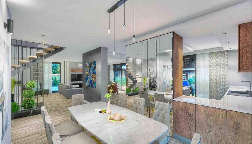 Villas in a luxurious 5 + 1 complex in the prestigious Lara - Antalya