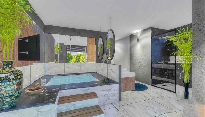 Villas in a luxurious 5 + 1 complex in the prestigious Lara - Antalya