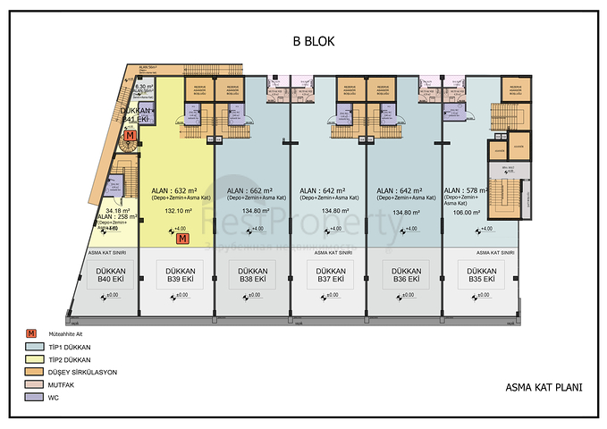 Commercial office in the center of Antalya