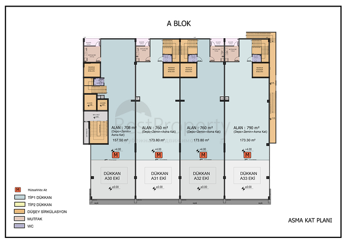 Commercial office in the center of Antalya