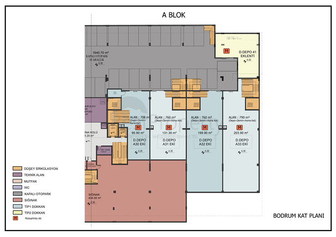 Commercial office in the center of Antalya