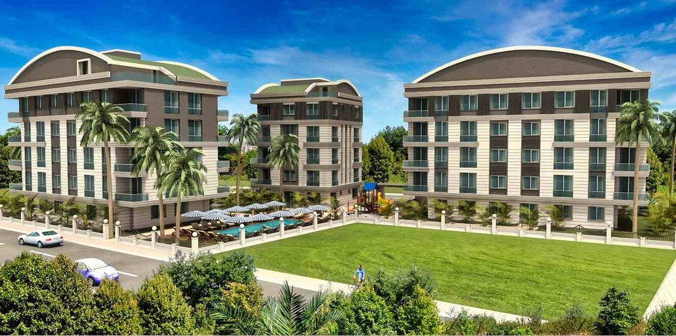 1+1, 2+1 and 3+1 apartments in Gebizli  - Antalya