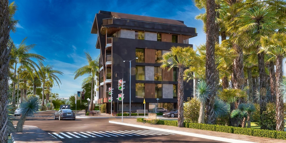 1 + 1 and 2 + 1 apartments in the Hurma- Antalya