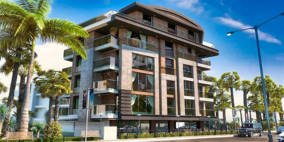 1 + 1 and 2 + 1 apartments in the Hurma- Antalya