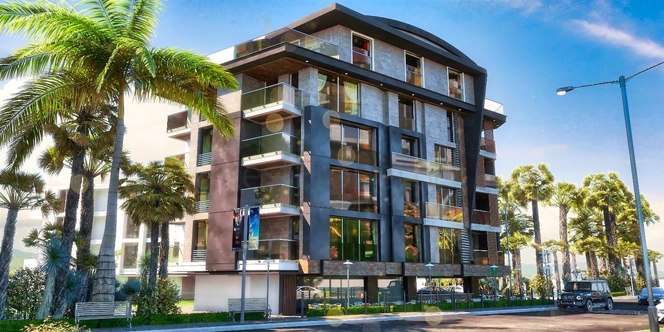 1 + 1 and 2 + 1 apartments in the Hurma- Antalya