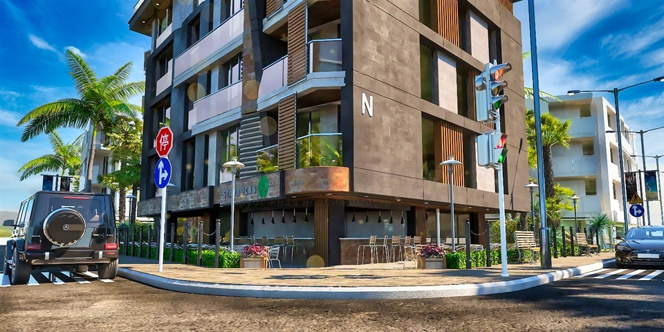 1 + 1 and 2 + 1 apartments in the Hurma- Antalya