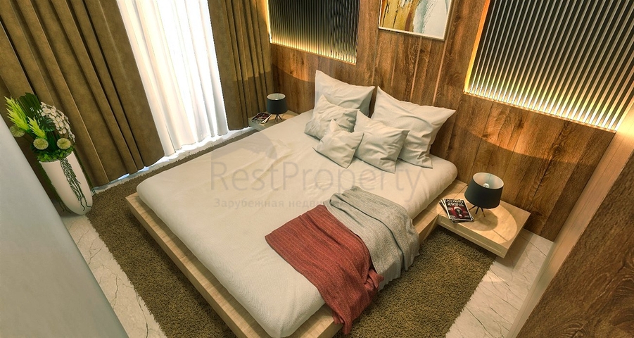 1 + 1 and 2 + 1 apartments in the Hurma- Antalya