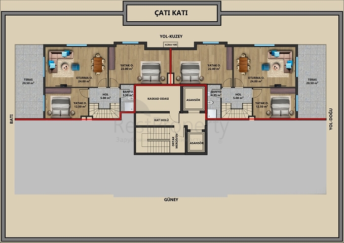 Investment project in the center of Antalya