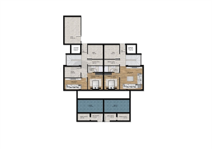 6+2 Villas in Altintash - Antalya