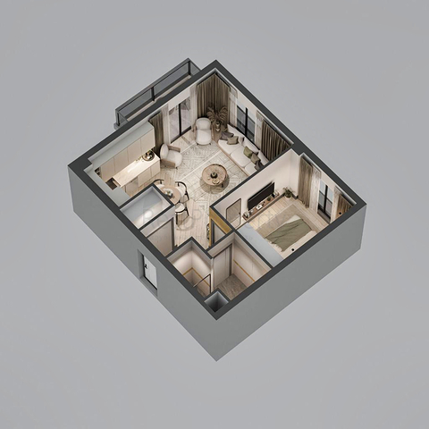 Investment project in Altyntas - Antalya microdistrict  