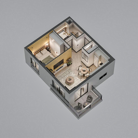 Investment project in Altyntas - Antalya microdistrict  