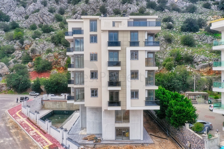 1 + 1, 2 + 1 and 4 + 1 apartments in the Hurma- Antalya