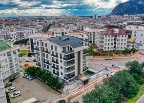 1 + 1, 2 + 1 and 4 + 1 apartments in the Hurma- Antalya