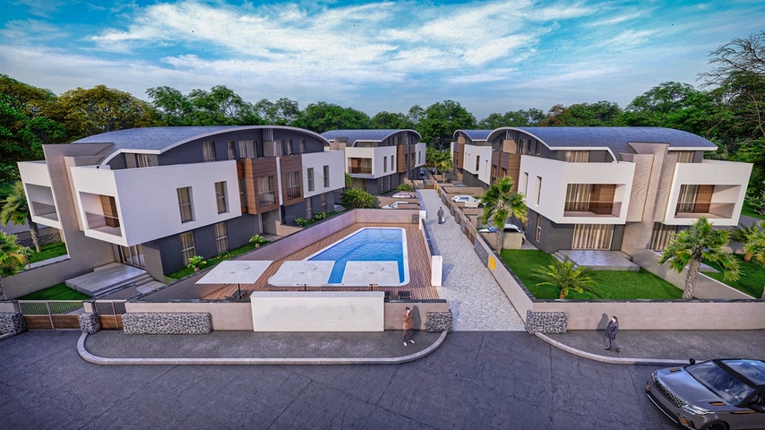 Villas in the complex, 5 + 1 in the area of Doshemealti - Antalya