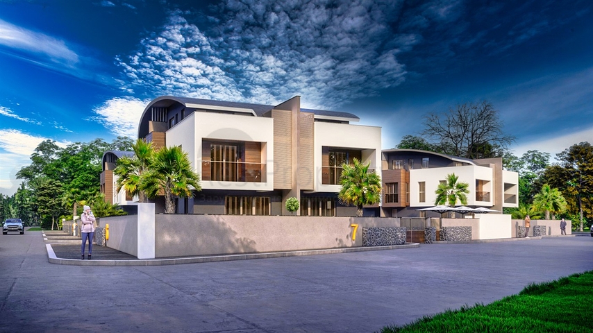 Villas in the complex, 5 + 1 in the area of Doshemealti - Antalya