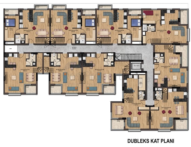 2+1, 3+1 and 4+1 apartments in Konyaalti - Antalya area 