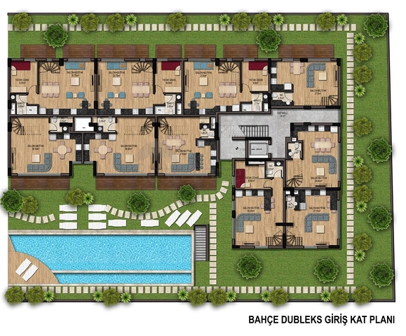 2+1, 3+1 and 4+1 apartments in Konyaalti - Antalya area 