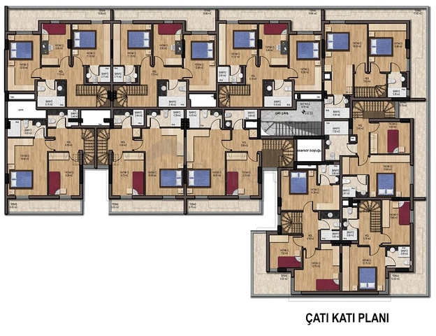 2+1, 3+1 and 4+1 apartments in Konyaalti - Antalya area 