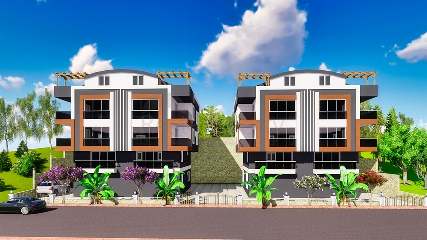 2+1, 3+1 and 4+1 apartments in Kepez - Antalya area