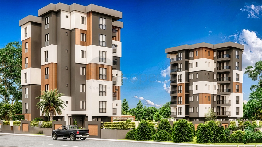 Layout apartments 1+1,2+1 in the area of Kepez - Antalya 