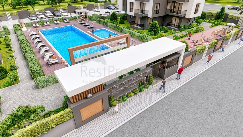 Layout apartments 1+1,2+1 in the area of Kepez - Antalya 