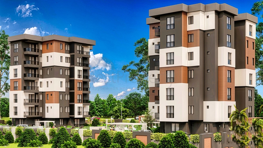 Layout apartments 1+1,2+1 in the area of Kepez - Antalya 