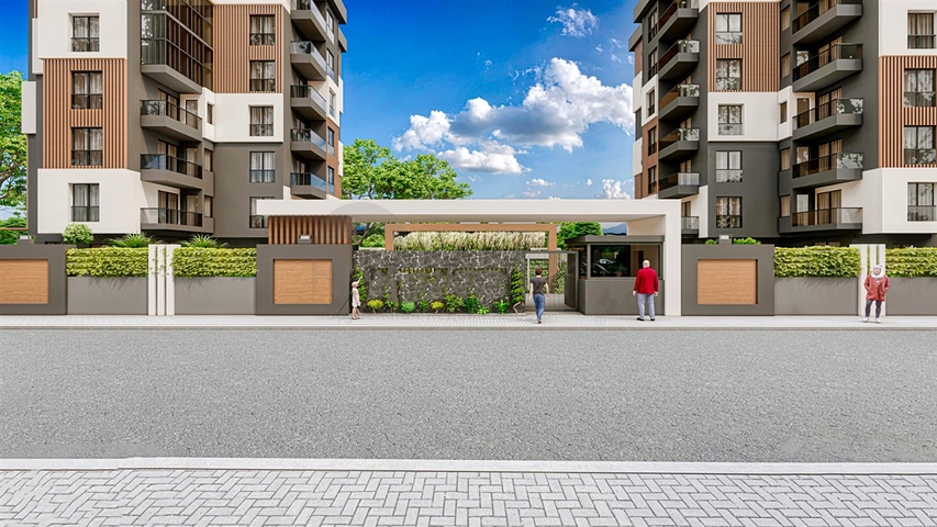 Layout apartments 1+1,2+1 in the area of Kepez - Antalya 