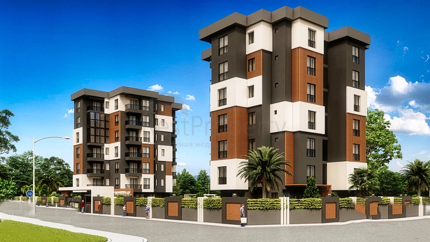 Layout apartments 1+1,2+1 in the area of Kepez - Antalya 