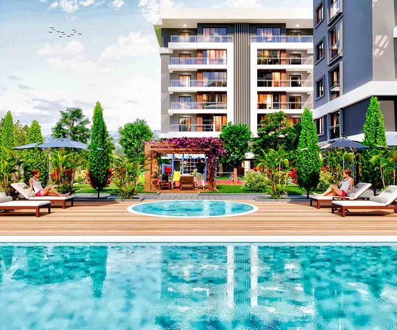 Investment project of 2+1 and 3+1 layout in Kepez - Antalya area 