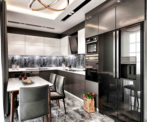 Investment project of 2+1 and 3+1 layout in Kepez - Antalya area 