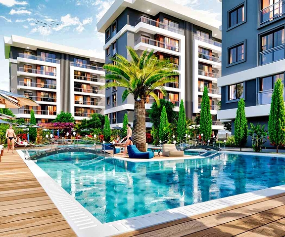 Investment project of 2+1 and 3+1 layout in Kepez - Antalya area 
