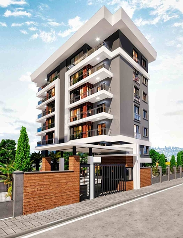 Investment project of 2+1 and 3+1 layout in Kepez - Antalya area 