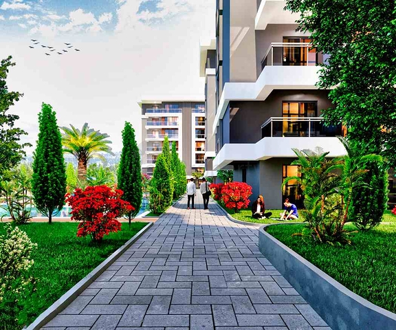 Investment project of 2+1 and 3+1 layout in Kepez - Antalya area 