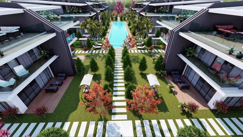 Villa in the complex Doshemealti area - Antalya 