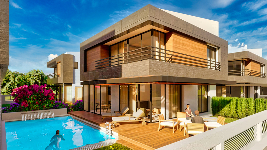 Villas in a gated complex in Doshemealti district - Antalya 