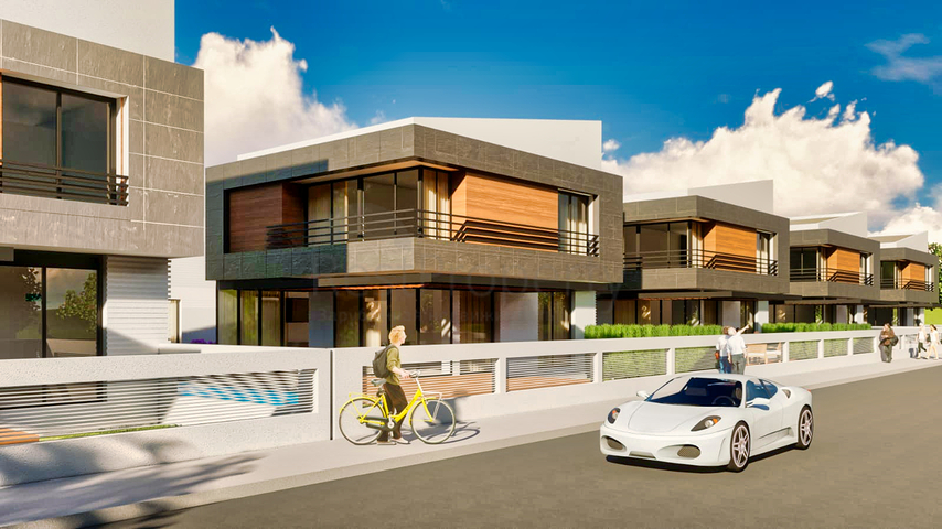 Villas in a gated complex in Doshemealti district - Antalya 