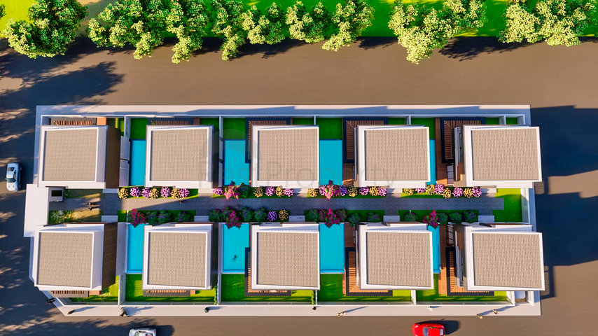 Villas in a gated complex in Doshemealti district - Antalya 