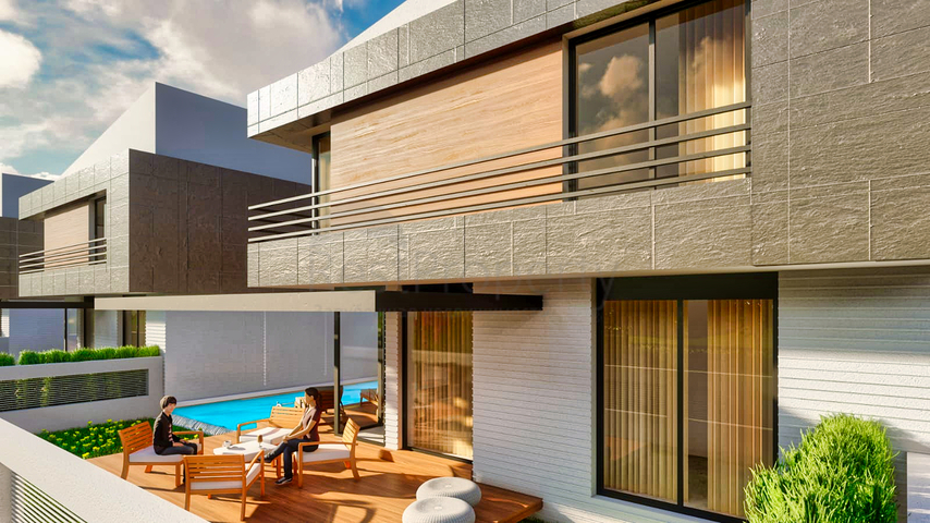 Villas in a gated complex in Doshemealti district - Antalya 