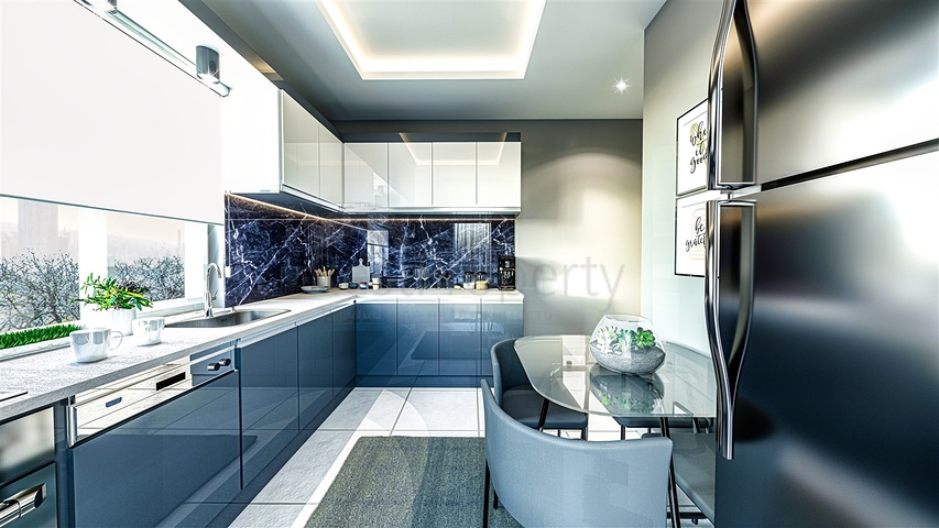 2+1 , 4+1 and 5+1 duplex apartments in Antalya city center 