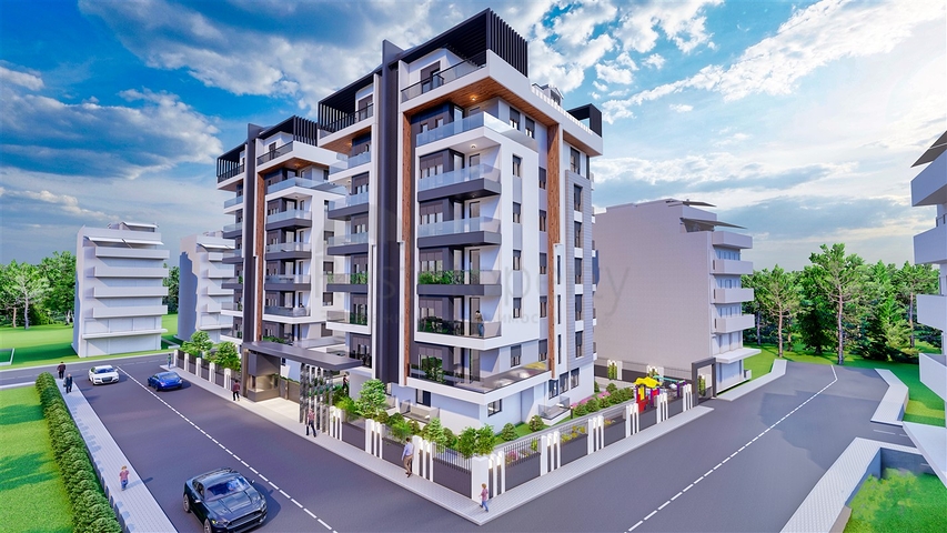 2+1 , 4+1 and 5+1 duplex apartments in Antalya city center 