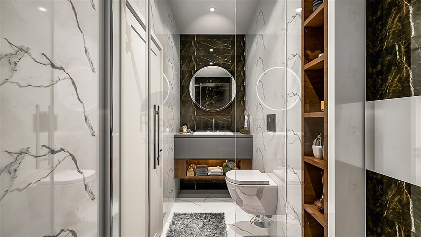 2+1 , 4+1 and 5+1 duplex apartments in Antalya city center 