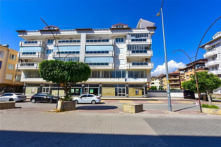 Commercial premises of a large area in the lower part