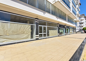 Commercial premises of a large area in the lower part