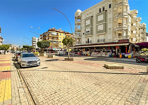 Commercial premises of a large area in the lower part