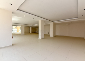 Commercial premises of a large area in the lower part