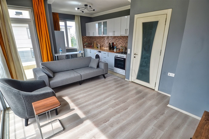 A 2+1 apartment in the Kyzylaryk - Antalya neighborhood