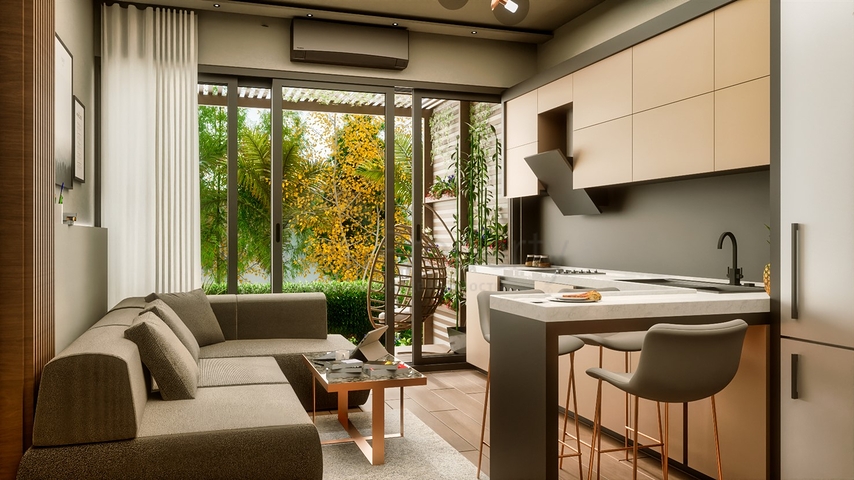 Investment project in Altyntas - Antalya microdistrict 