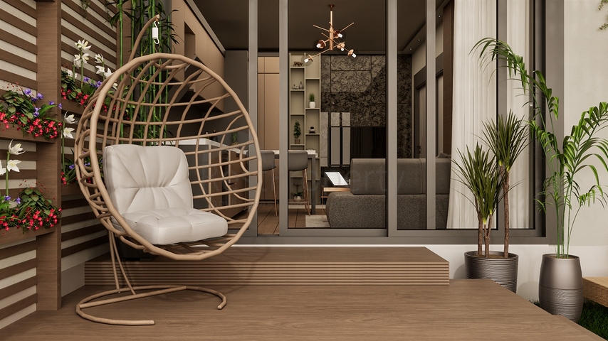 Investment project in Altyntas - Antalya microdistrict 