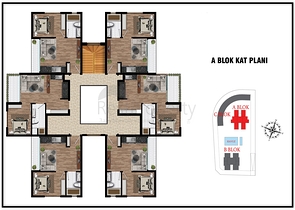 Investment project in Altyntas - Antalya microdistrict 