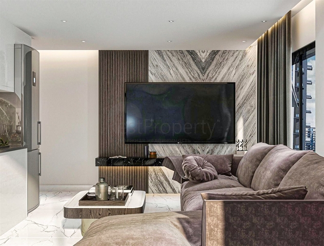 Apartments of the 1+1 layout in Altyntas - Antalya microdistrict 